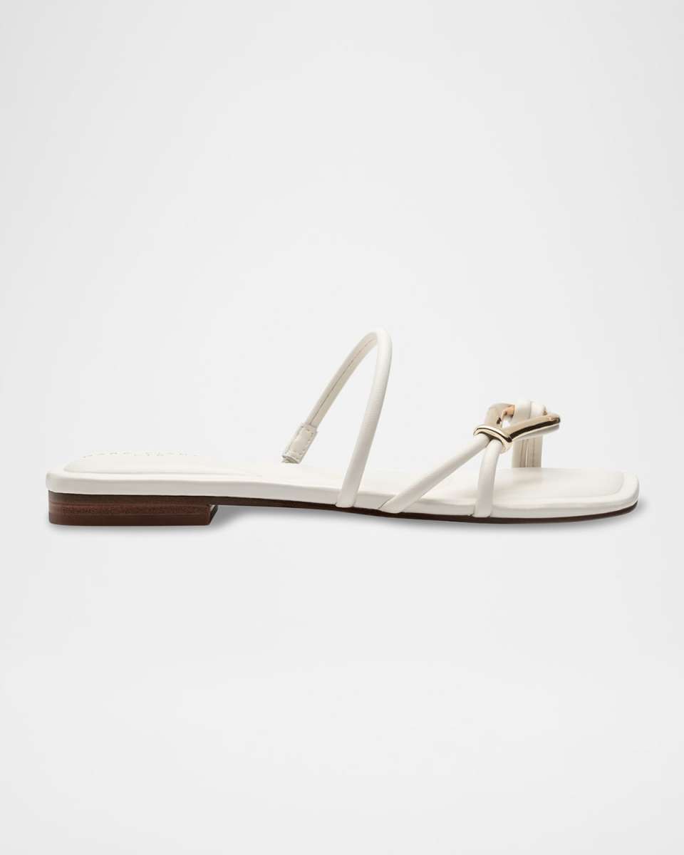 Mazza Tubular Knot Ornament Slide Sandals